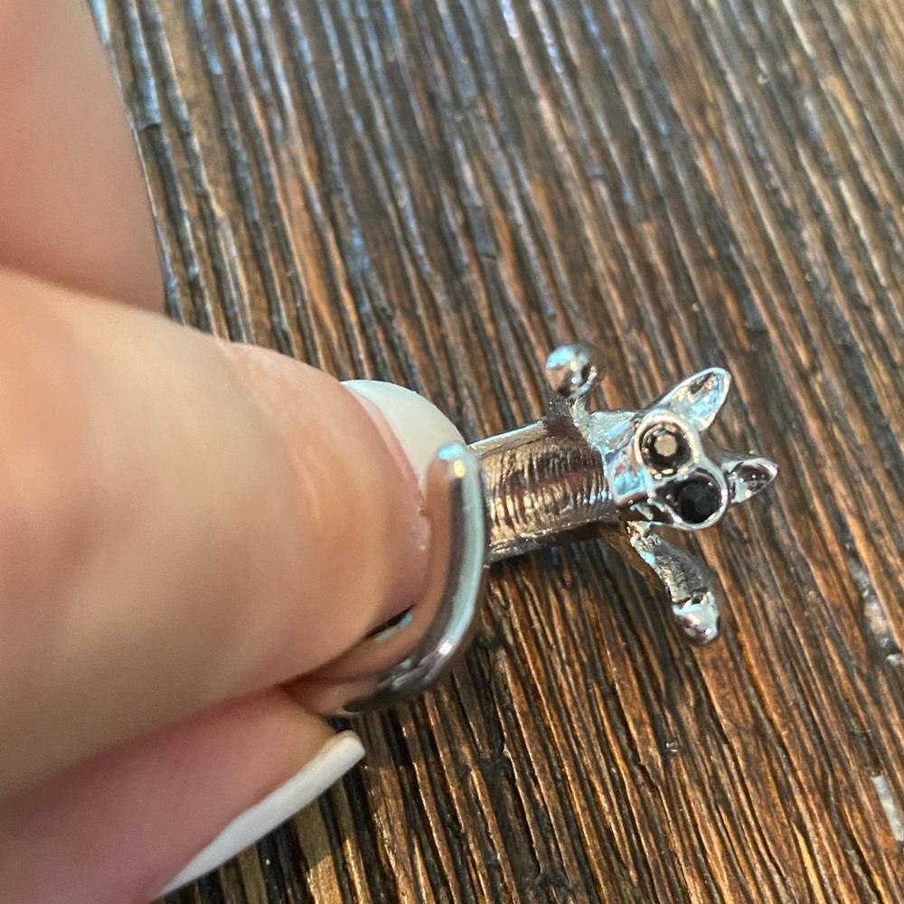 Silver Cat Ring - image 4